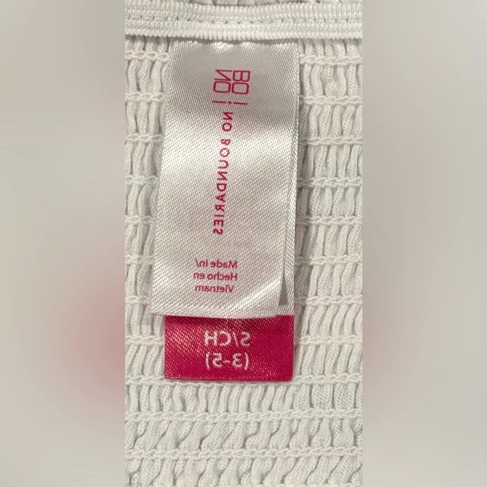 Striped Ruffle Tube Top - Picture 2 of 2